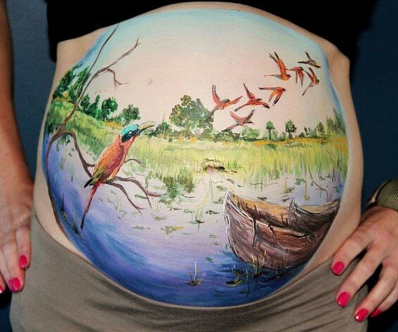Kit de pintura para Embarazadas 100